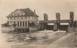 Hydroelectric power plant in Předměřice nad Labem, which belonged to Mr. Voženílek